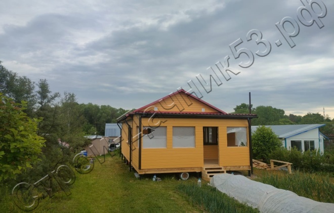 1 Каркасно-щитовой дом 78 М², Московская область, Серпуховский район, деревня Калугино. (17)